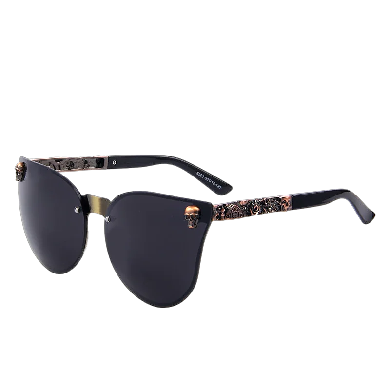 Crystal Skull Goth Punk Sunglasses UV400