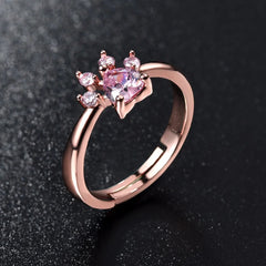 Rose Gold Claw Rings